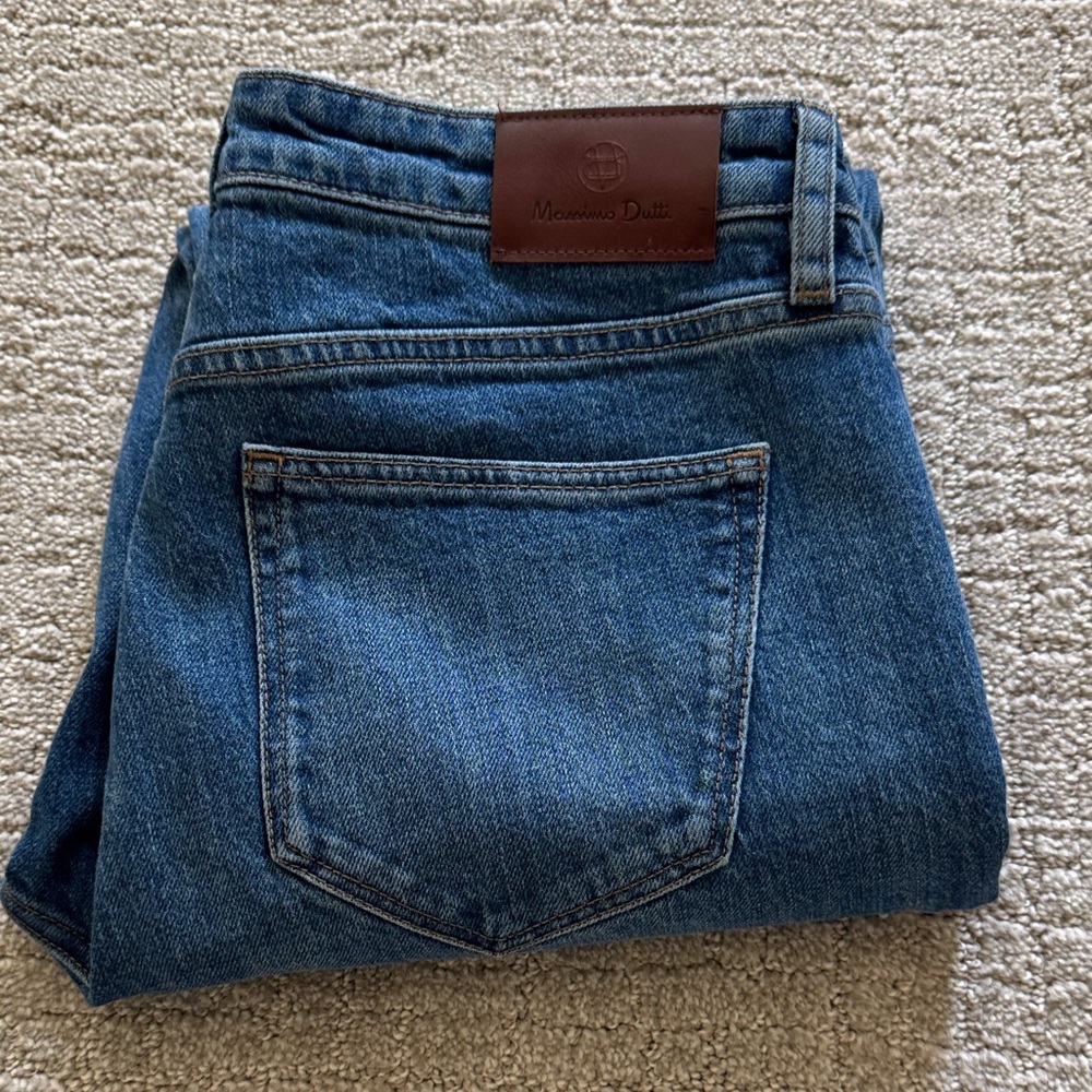 Massimo Dutti Mid Rise Cigarette Fit Jeans / Size 8